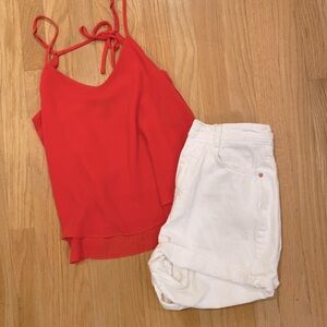 NWOT forever 21 coral pink flowy tank top